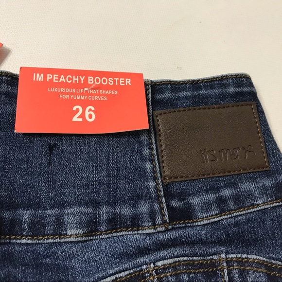 It'z Me U.S.A. Jeans Denim Juniors 3 High Rise - Picture 3 of 4
